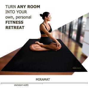 PRE-ORDER: Miramat® - 200cm x 120cm - Extra Large Exercise And Yoga Mat - ETA 10th May